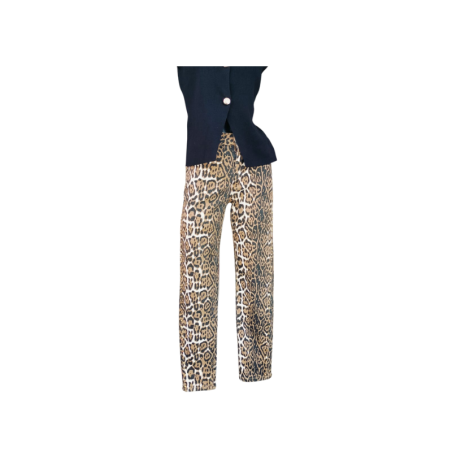 Pantalon Animal Print Estoperoles