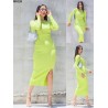 Vestido Pedrería en Cuello