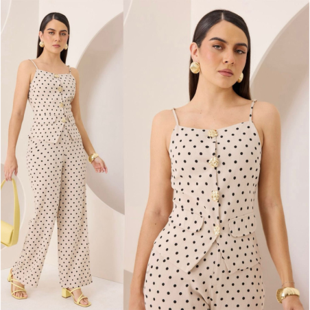 Conjunto Lunares / Lino