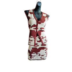 Conjunto Blusa Falda Vaca